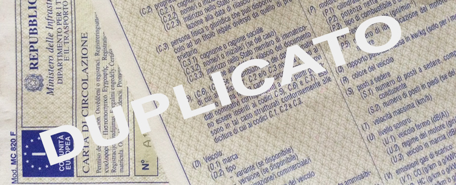 DUPLICATO LIBRETTO